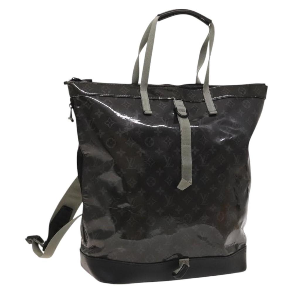 LOUIS VUITTON Monogram Eclipse Glaze Zipped Tote Backpack M43900 LV Auth 129972 - Picture 1 of 16